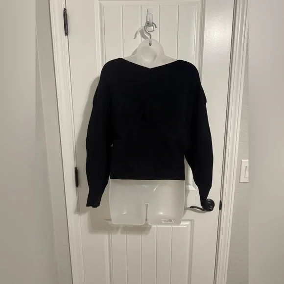 BTFBM Black Off Shoulder Sweater for Women. - Picture 5 of 5